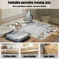 thumbnail image 6 of ZIATUBLES Peony Flower Print Ironing Blanket, Lightweight Folding Ironing Mat for Clothes Portable Ironing Accessories for Travel, RV, Laundry, 31.5" x 19.6", 6 of 7