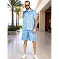thumbnail image 2 of Conjunto Hombre Verano Camisa y Short a Juego Alberca Playa y Calor, 2 of 5