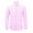 Pink@GC@, variant on Men's Buttons Down Suit Shirts Long Sleeve Dress Shirts For Men Trendy Solid Color Plus Size Lapel Soft Lightweight Business Tops