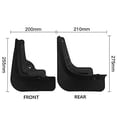 thumbnail image 4 of TOPGRIL Mud Flaps Kit for 2024 Hyundai Tucson 2022 2023 Mud Splash Guard Fender Front and Rear 4-PC Set, 4 of 4