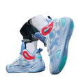 thumbnail image 3 of Womens Mens Basketball Shoes High Top Fashion Volleyball Sneakers Breathable Lace Up Non Slip Sport Outdoor Shoe for Unisex, 3 of 6