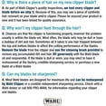 thumbnail image 3 of Wahl Satin Chrome Replacement Clipper Blade Set with Oil, 3 of 4
