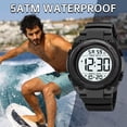thumbnail image 5 of SKMEI Mens Digital Watch Sports Military Waterproof Outdoor Chronograph Wrist Watches for Men with Back Ligh/Alarm/Date, 5 of 10