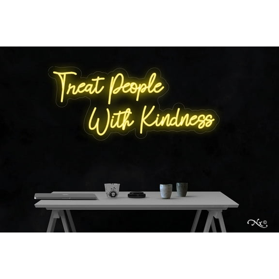 Treat People With Kindness-LED Neon Sign Made in USA