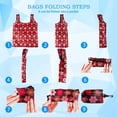 thumbnail image 3 of Sacs d'Épicerie Réutilisables Grands 50LBS Pliables Sacs de Courses en Nylon Lavables en Machine, 3 of 6