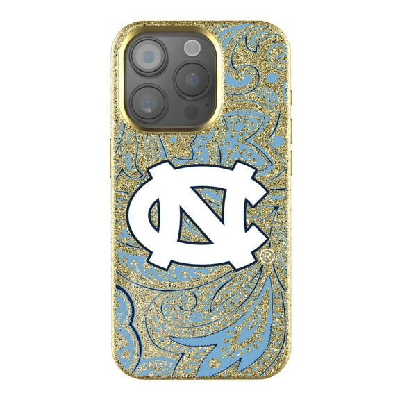 Keyscaper North Carolina Tar Heels Paisley Bling iPhone Case