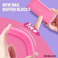 thumbnail image 6 of MORGLES Cuticle Remover Kit, 100/180 Nail File and Nail Buffer Blocks, 1 Pcs Rose Cuticle Oil and Professional Pedicure Manicure Tools, Nipper Cutter for Fingernails and Toenails, 6 of 8