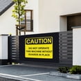 thumbnail image 3 of DouZhe Danger Warning Sign Banner, Not Operate Machine Sign Hanging Banners Backdrop Festive Party Decor for Indoor Outdoor, 47 x 71 Inches, 3 of 6