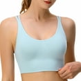 thumbnail image 6 of IROINNID Sports Bras for Women Seamless Bra Comfort Oman Bras With String Quick Dry Shockproof Running Fitness Underwear,Blue, 6 of 8