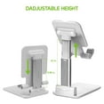 thumbnail image 3 of Cellet Tablet Desktop Stand, Foldable Heavy Duty Adjustable Smartphone and Tablet Stand with Non-Slip Rubberized Grips and Weighted Base Compatible to Smartphones, Tablets, iPads and Nintendo Switch, 3 of 10