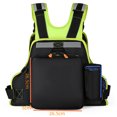 thumbnail image 2 of Fly Fishing Vest Pack with Multi Pockets Fishing Vest Jacket for Camping Hiking Fishing Outdoor Water Sports Equipment Safety Jacket, 2 of 10