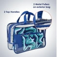 thumbnail image 2 of Set de bolsas de tocador y cosméticos Conair, 5 piezas, Blue Swirl, 2 of 5