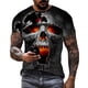 thumbnail image 2 of Camisetas De Verano Calavera Para Hombres/Mujeres Impresión 3d Personalidad Ropa Deportiva Harajuku Casual Tops Hombre De Gran Tamaño Top Tees Depangjing, 2 of 4