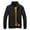 Black, variant on TAIAOJING Men's Bomber Jacket Autumn And Winter Fashion Casual Pocket Jacket Thick Coat Top