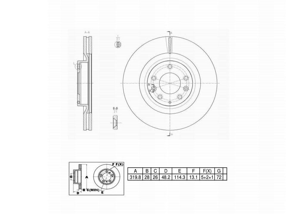 Winstop Brake Kits, Front WSK784, Mazda CX-9 2013-2007