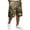 Yellow, variant on Delconic Men Realistic Tree Branch Camo Quick Dry Casual Cargo Shorts Skin Friendly Elastic Waist Deep Storage Side Pockets Short Trousers For Spring Summer Daily Black L