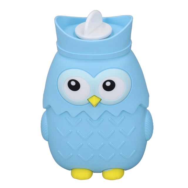Hot Water Bag, Portable Heat Preservation Heating Water Bag Microwave Cartoon For Winter Pink,Light Blue