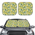 thumbnail image 2 of Balery 2 Piece Lemon1 Car Windshield Sun Shade|Foldable Front Windshield Shade for Car Front Window for Most Sedans SUV Truck-Medium, 2 of 7