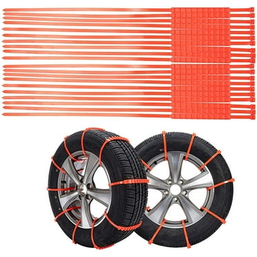 car snow chains set, universal tire chains anti-slip car chains plastic snow chains