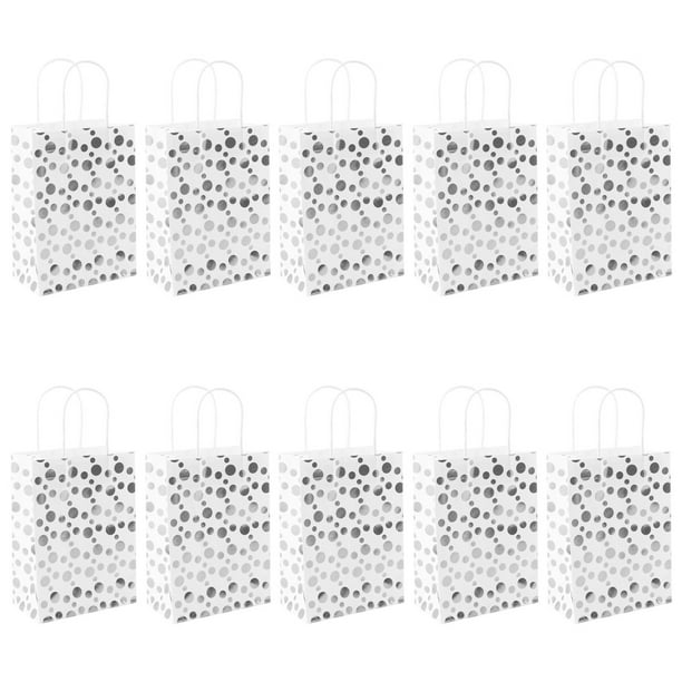 10 bolsas de almacenamiento, bolsas de papel kraft, bolsas de recuerdo, bolsas de regalo