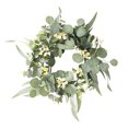thumbnail image 4 of PAMINGONO 1Pc Vivid Leaf Wreath Plastic Door and Wall Hanging Decoration for Home and Outdoor Use, 4 of 8