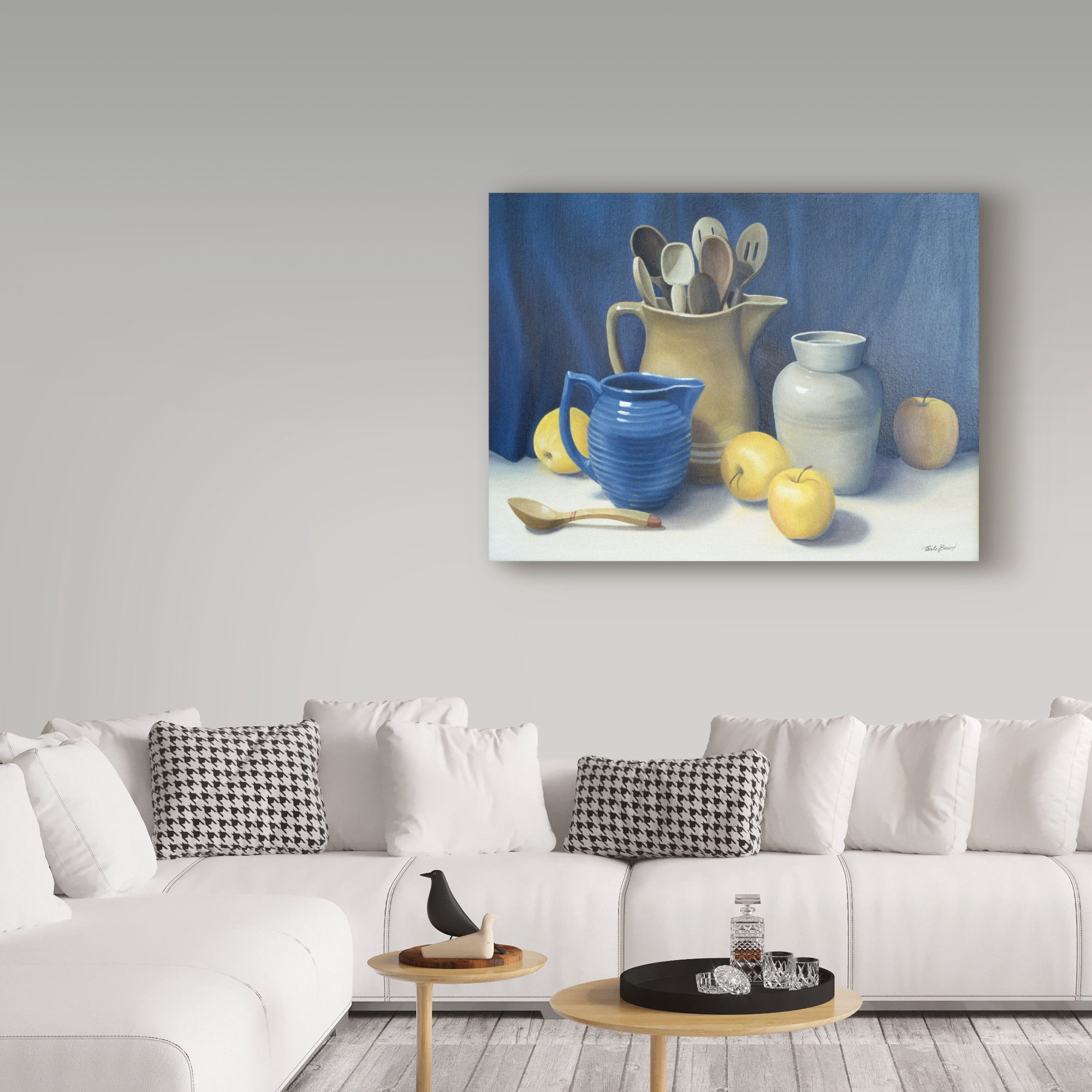 Trademark Fine Art 'Blue Pitcher' Canvas Art by Cecile Baird