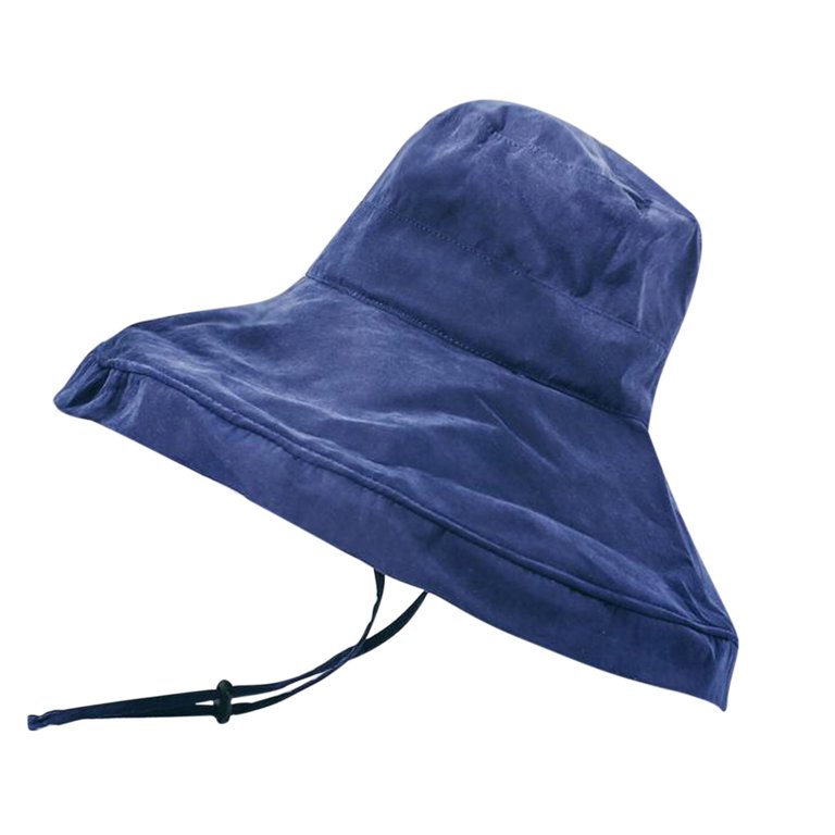 Bucket Hat For Women With Strings Japanese Foldable Solid Color Leides  Fisherman Hat Elegant Beach Hat Cowboy Hat Men Brown 