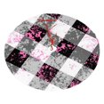 thumbnail image 1 of Falda para árbol de Navidad con cuadros escoceses en diagonal (1), suave y divertida, decoración navideña navideña de granja de 30", 1 of 4