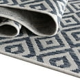 thumbnail image 5 of Rugs.com Jill Zarin Outdoor Collection Rug – 2' x 6' Runner Blue Flatweave Rug Perfect For Hallways, Entryways, 5 of 7