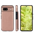 thumbnail image 5 of Wallet Case for Google Pixel 8A with Card Holder, Back Folio Flip Premium PU Leather Kickstand Card Slots Case, Double Strong Magnetic Clasp Durable Shockproof Phone Case,Rosegold, 5 of 10