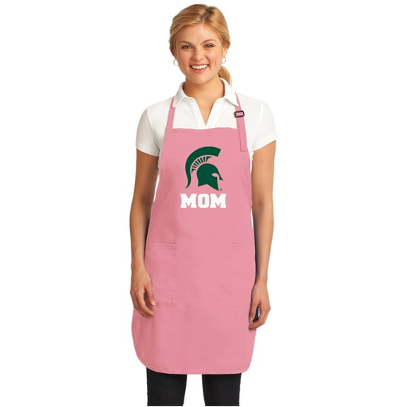 Cute Michigan State Mom Apron  - Made in the USA!