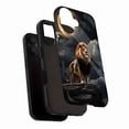 thumbnail image 3 of Majestic Lion Moon Night Phone Case Compatible with iPhone 11/12/13/14/15/16 (Pro Max/Plus) for King - inspired Wildlife Lovers, 3 of 9