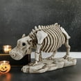 thumbnail image 5 of Halloween Decorations Halloween Hippo Skeleton Spooky Skeleton,Resin Animal Skeletons Bones with Posable Joints,Creepy Animal Bones for Halloween Indoor Outdoor Decor Props, 5 of 8