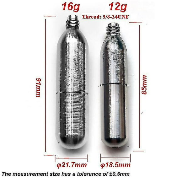 12g Refillable Portable Co2 Cylinder Cylinder With Thread For Soda Water