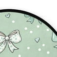 thumbnail image 4 of 36.2 Inch Round Floor Mat Green and Mint Bows Carpet Decor Rug for Living Room Bedroom, 4 of 6