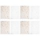 thumbnail image 2 of Number Nail Decals For Women And Girls Perfect For Fashionable Nail Decoration During Festivals And Events - 4 Sets, 2 of 3