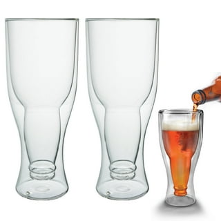 Inevnen Beer Glass Beer Mugs For Freezer Miss Muscle Man Clear Glass Cups  Unique Bar Glasses 