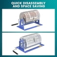 thumbnail image 3 of Upgraded Raffle Drum - Ball Bearing System for Smooth Ticket Spinning, Purple, 3 of 7