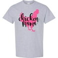 thumbnail image 3 of Inktastic Chicken Mama Pink T-Shirt, 3 of 5