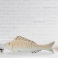 thumbnail image 6 of Fish Figurine Statue Sculpture with Artistic Wooden Material for Bookshelf Tabletop Beachhouse Decor, 6 of 9