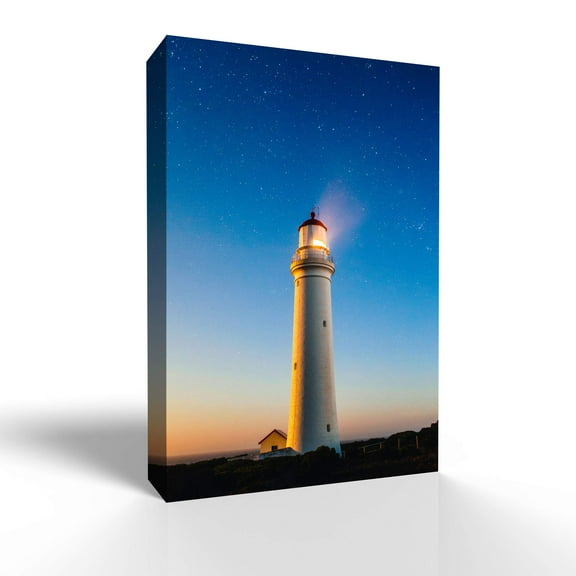 wall26 Canvas Wall Art Lighthouse Pictures Home Wall Decorations for Bedroom Living Room Paintings Canvas Prints Framed - 32x48 inches
