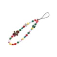 thumbnail image 4 of Elegante correa para teléfono con dije para la muñeca, funda para teléfono, bolso de mano, colgante para mujer Con 2 cuentas transparentes, 4 of 9