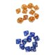 thumbnail image 1 of 20 Piezas Dados De Diez Caras D10 Muere Para D & D RPG Accesorios De Juego De Fiesta Café Y Azul, 1 of 9