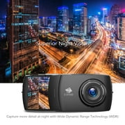 Z-EDGE Dual Dash Cam 4.0 Touch Screen Front and Rear Dash Cam FHD 1080P with Night Mode Black