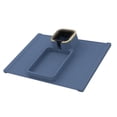 thumbnail image 1 of Posavasos de silicona para reposabrazos de sofá para el hogar, bandeja de almacenamiento (azul), 1 of 4