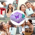 thumbnail image 3 of Wearable Blanket,Purple Butterfly Leopard Pattern Hooded Wearable Flannel Blanket for Adults & Teens,Winter Poncho Shawl Wrap Cape Cozy Anti-Pill,60"x80", 3 of 3