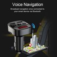 thumbnail image 3 of Kuymtek T60 2.4A Dual USB Cargador Car Kit Bluetooth Manos libres Transmisor FM Reproductor de MP3 Kuymtek 3dn5ca1nu3lv9ty4, 3 of 9