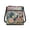 Blue-Rooster Floral, variant on Snowman Rose Printed Crossbody Purses with Anti-Theft Pocket Leather Shoulder Handbag Lightweight Cross Body Sling Purse for Party, Gray