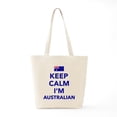 thumbnail image 6 of CafePress - Keep Calm I'm Australian - Unisex Canvas Tote Bag, Beige, 1-Piece, 6 of 7