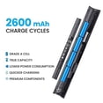 thumbnail image 1 of HSX RI04 RI06XL Batería para Laptop HP 805294-001 ProBook 450 455 470 Serie G3 Compatible con HSTNN-DB7B HSTNN-PB6Q HSTNN-Q94C HSTNN-Q95C HSTNN-Q97C P3G15AA 805047-851 - Alto Rendimiento [14.8V/2600mA, 1 of 2